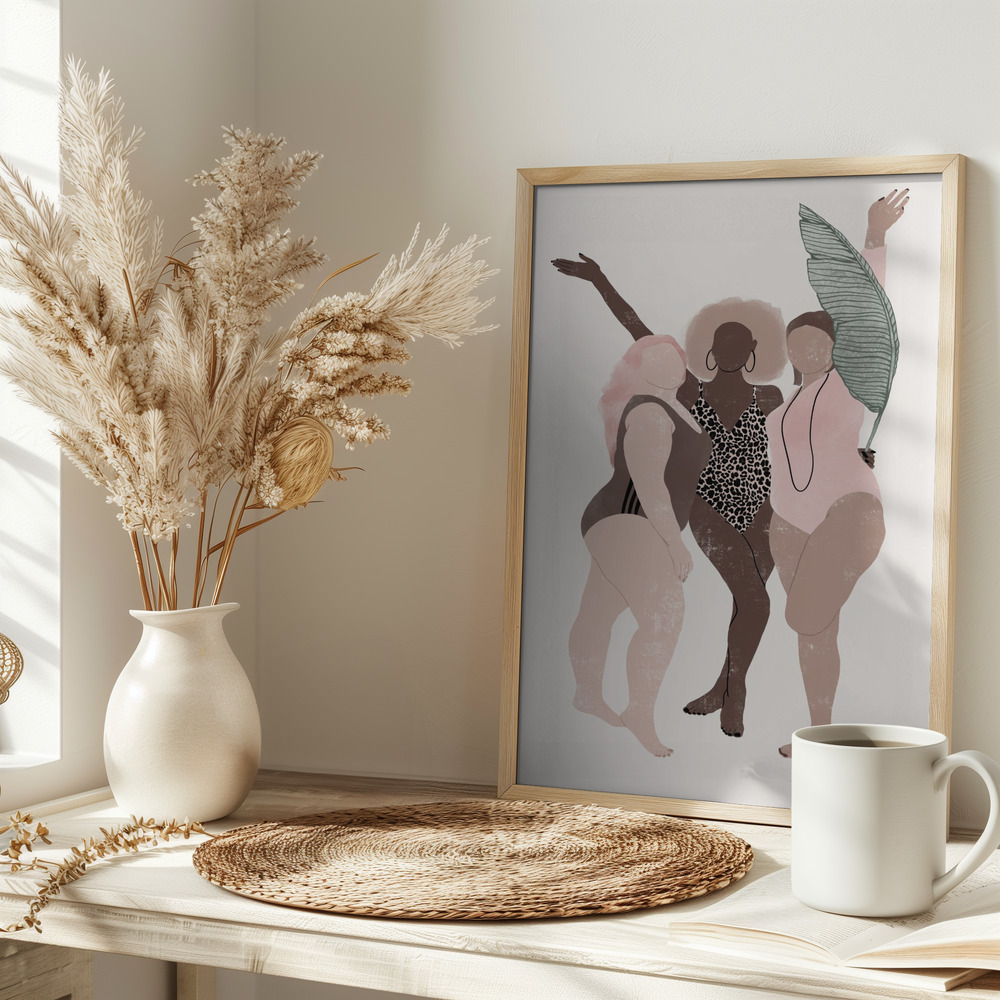 Plakat - FEMME SAFARI nr 5 na stole