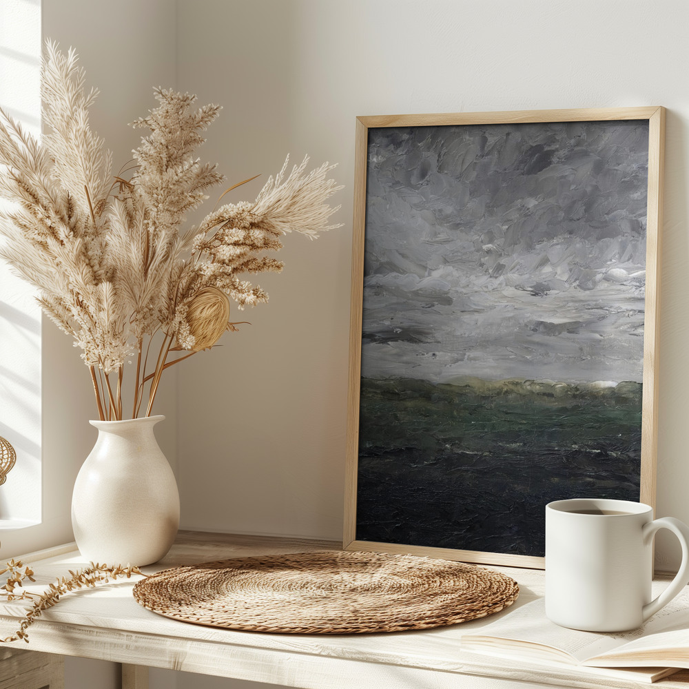 Poster - Landscape Study the Heath 1905 on table