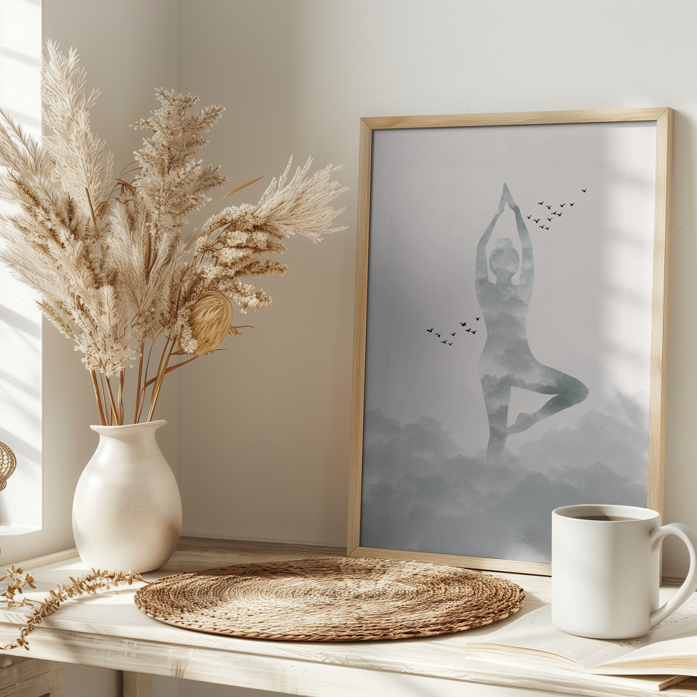 Poster - Christina Palm on table