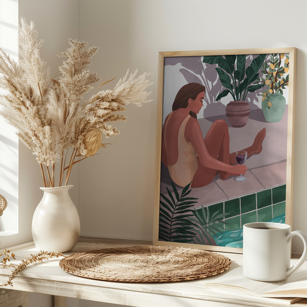 Poster - I Bet You Think About Me op tafel