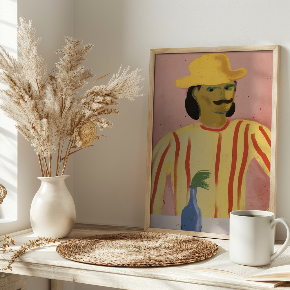 Poster - Senhor Barbosa on table