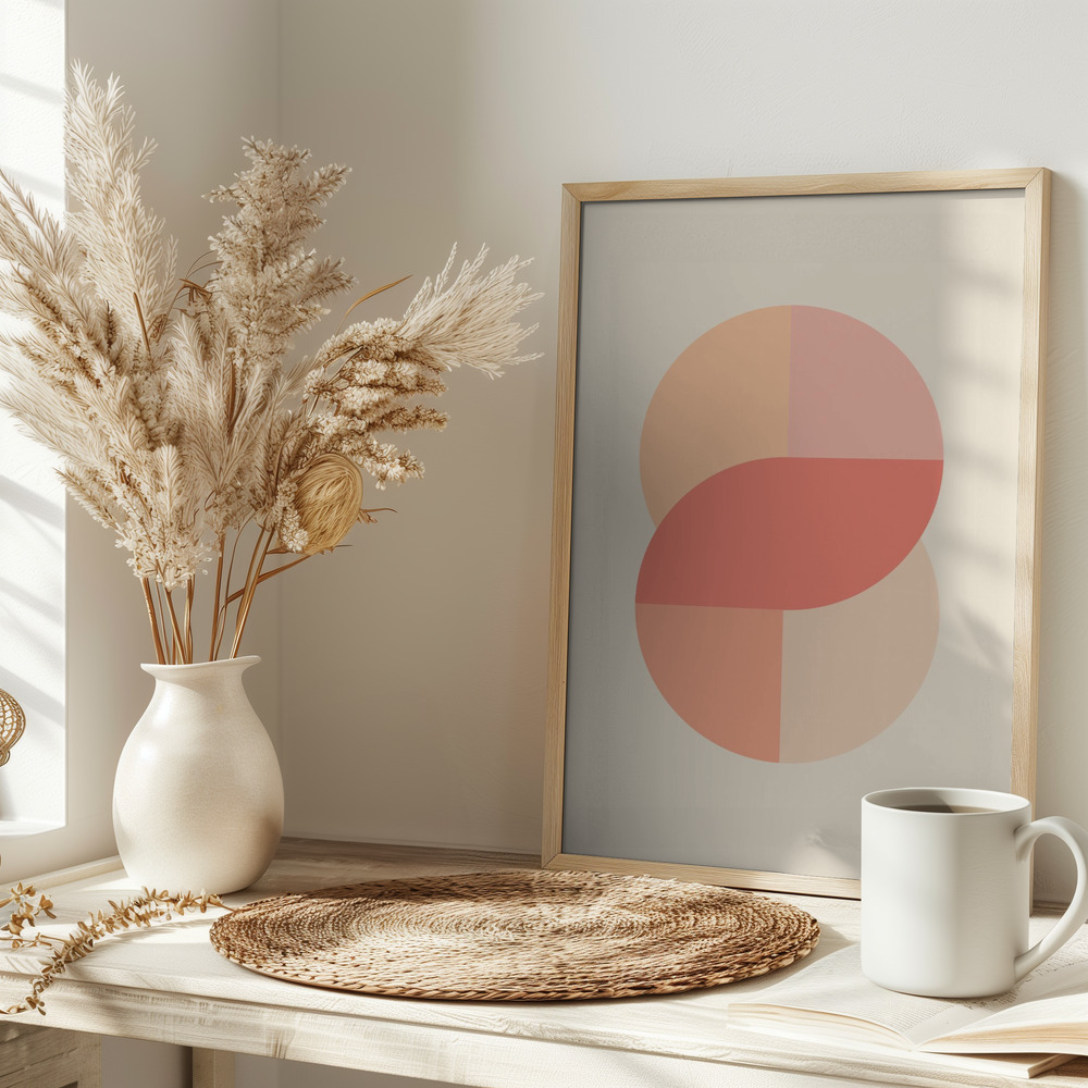 Poster - Peach 42 on table