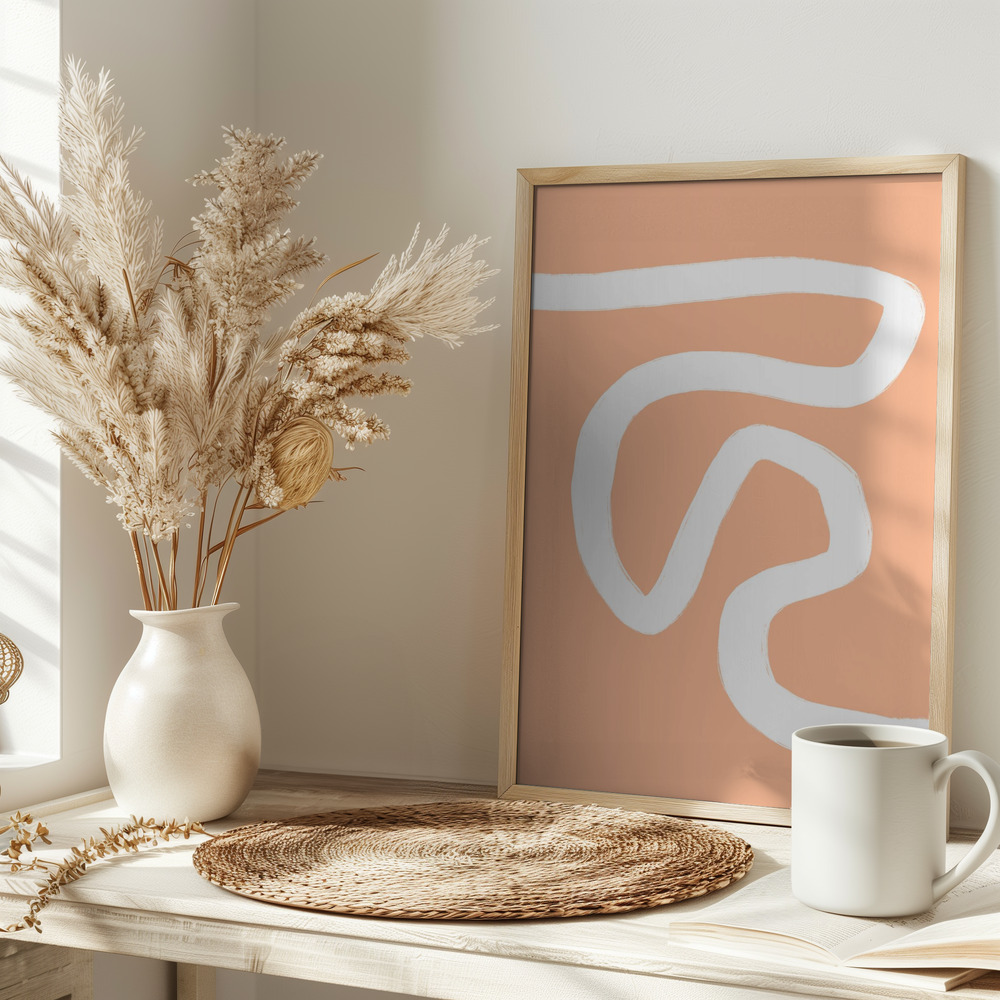 Plakat - Minimal Shape No 20 na stole