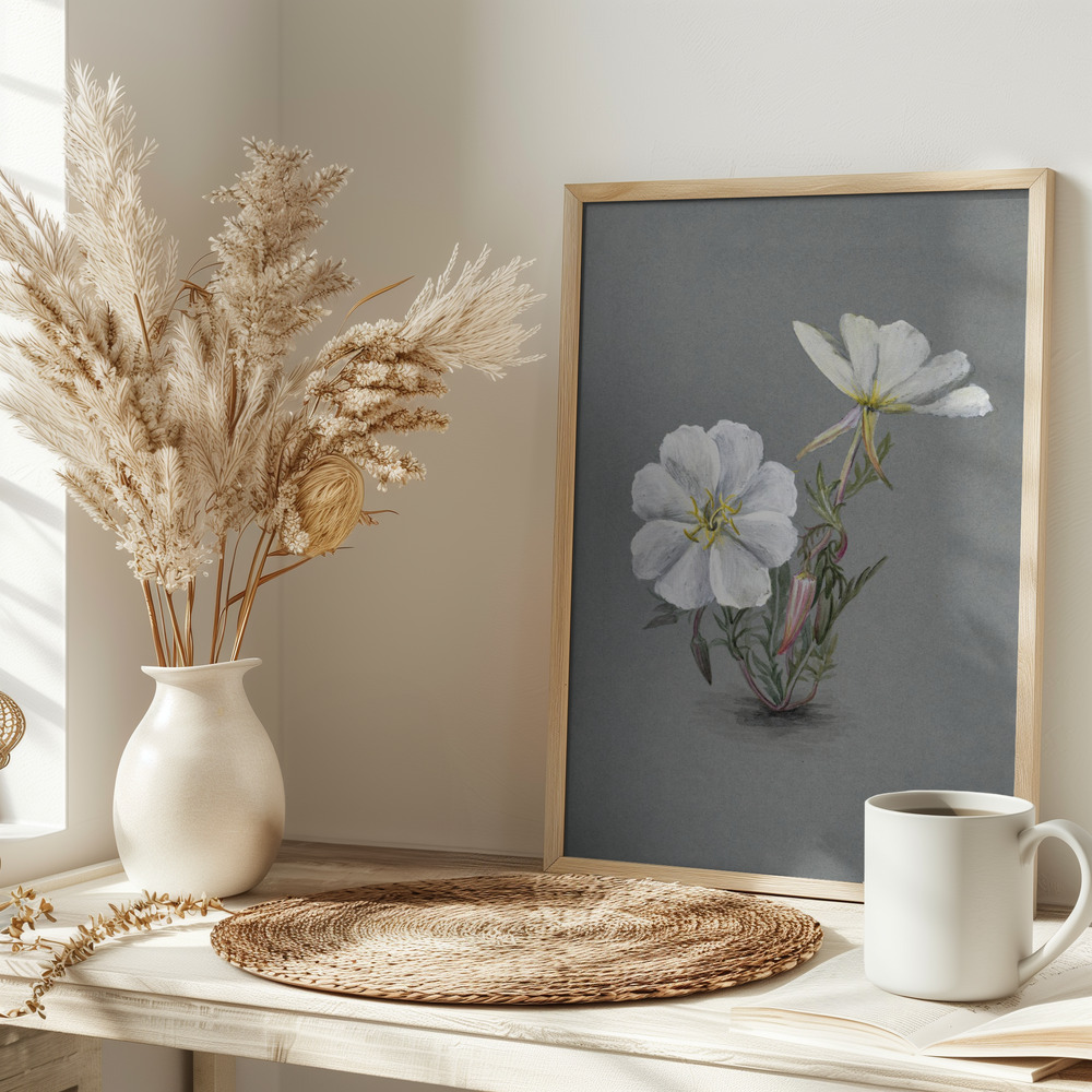 Poster - Giant Helleborine (1880) on table