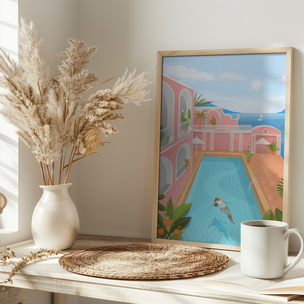 Poster - Summer Zen on table