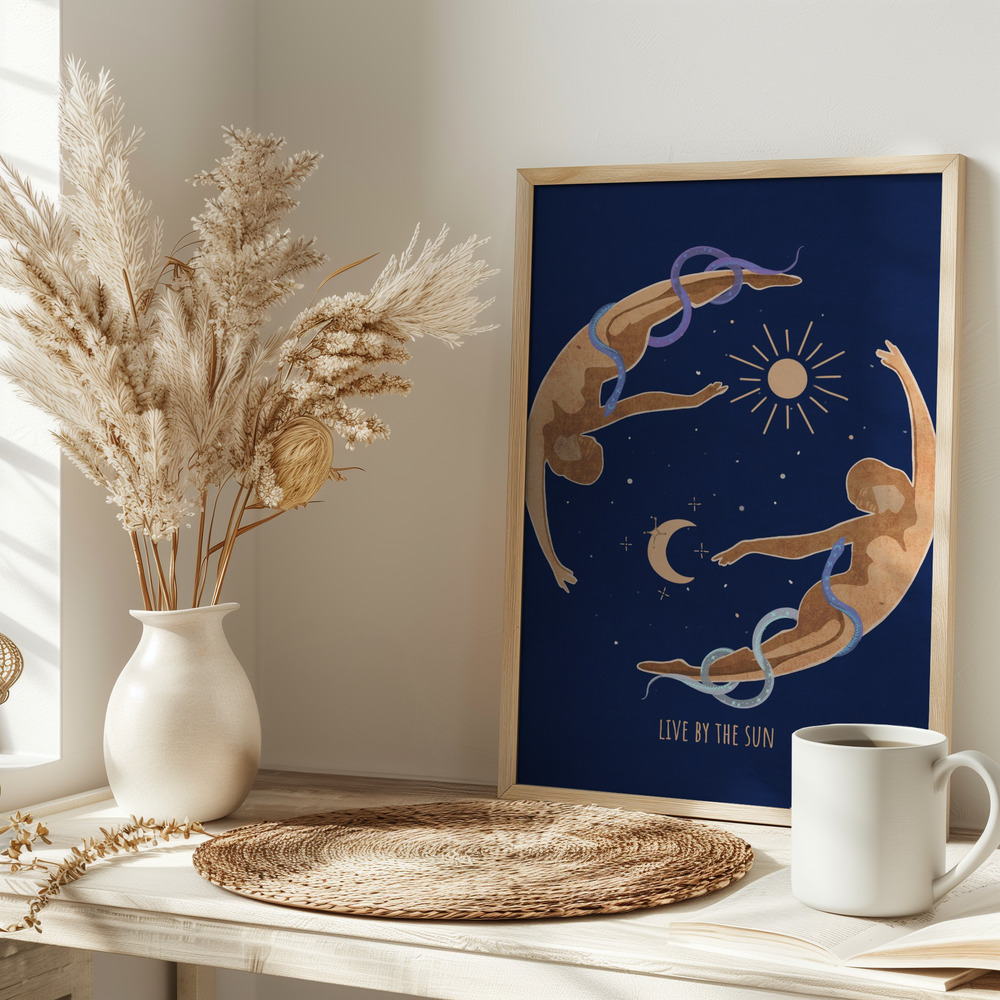 Poster - Celestial Harmony op tafel