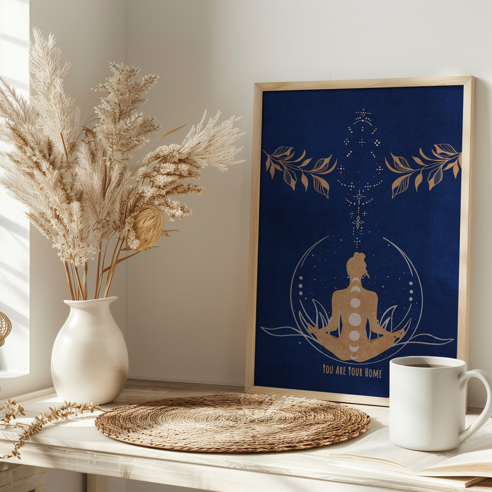 Poster - Soulful Serenity op tafel
