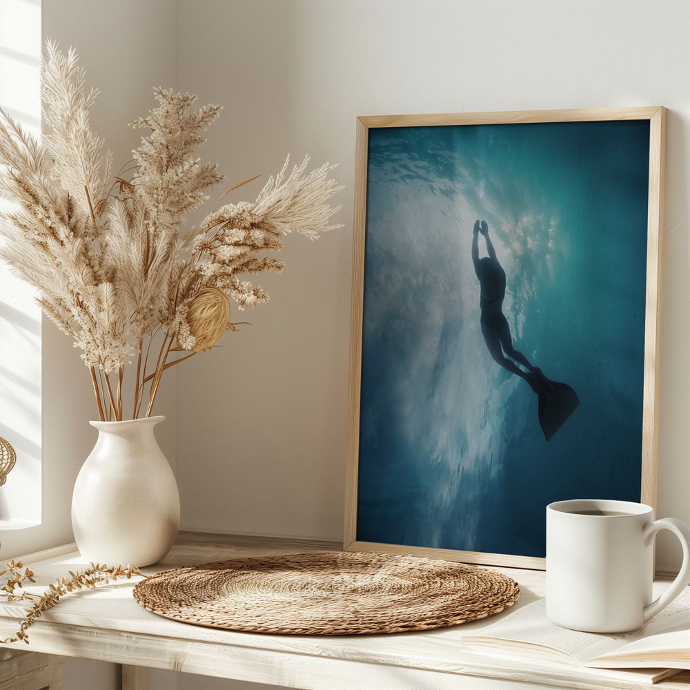 Póster - Sky dive en la mesa