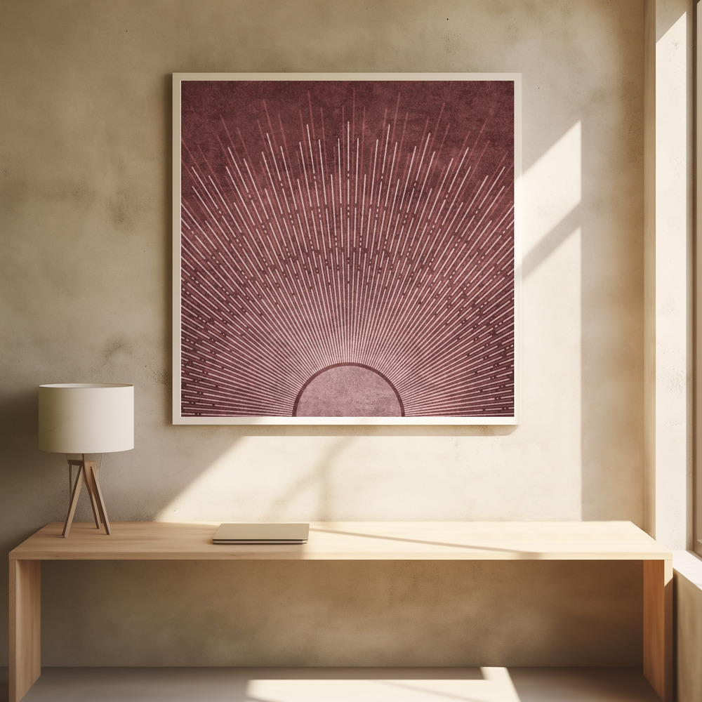 Poster - Radiant Horizon square poster interior 1