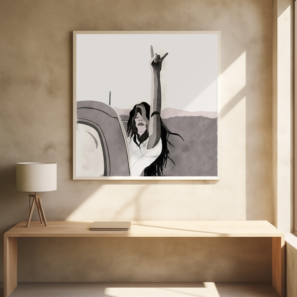 Poster - Rebel Spirit square poster interior 1