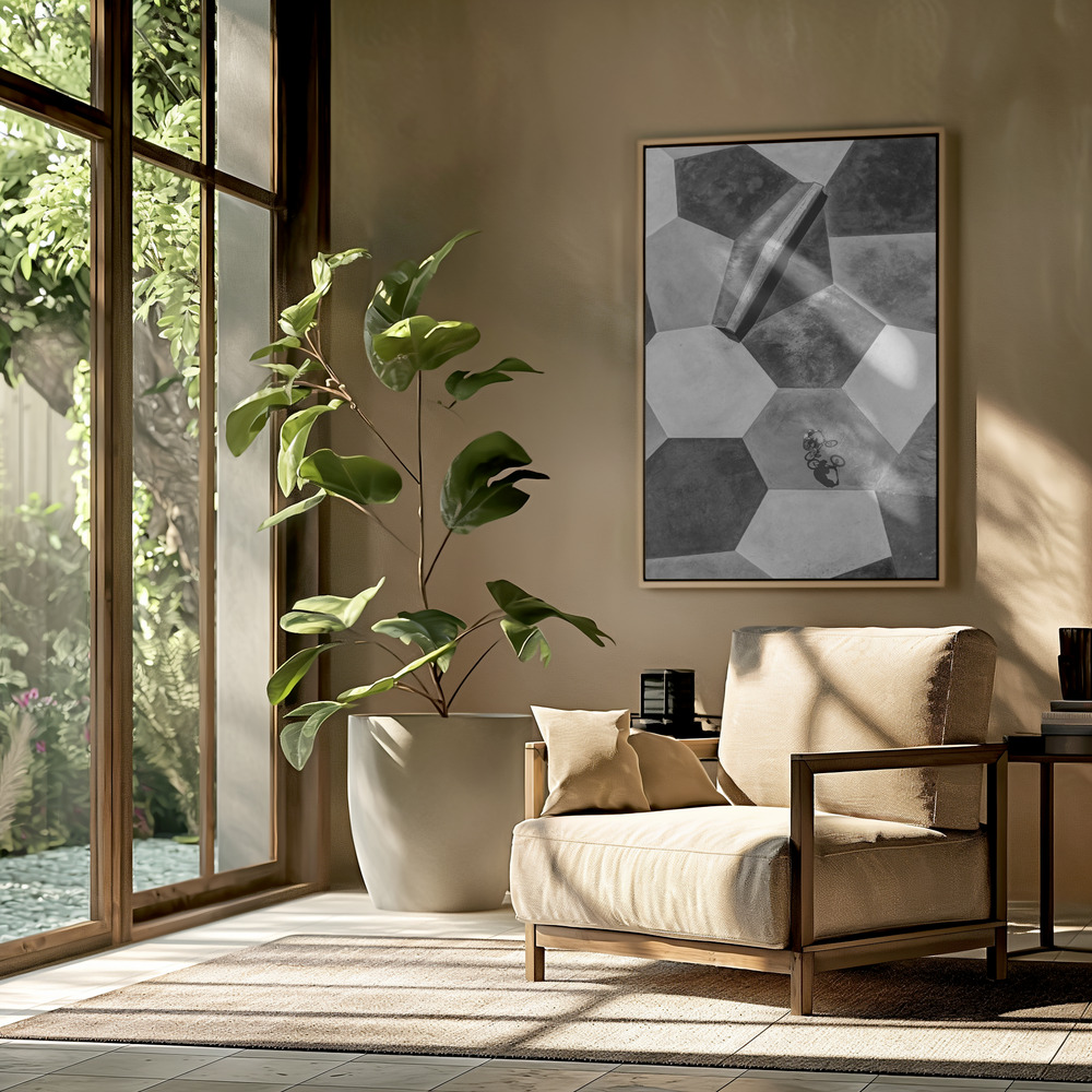 Toile - Lonely rider dans le salon