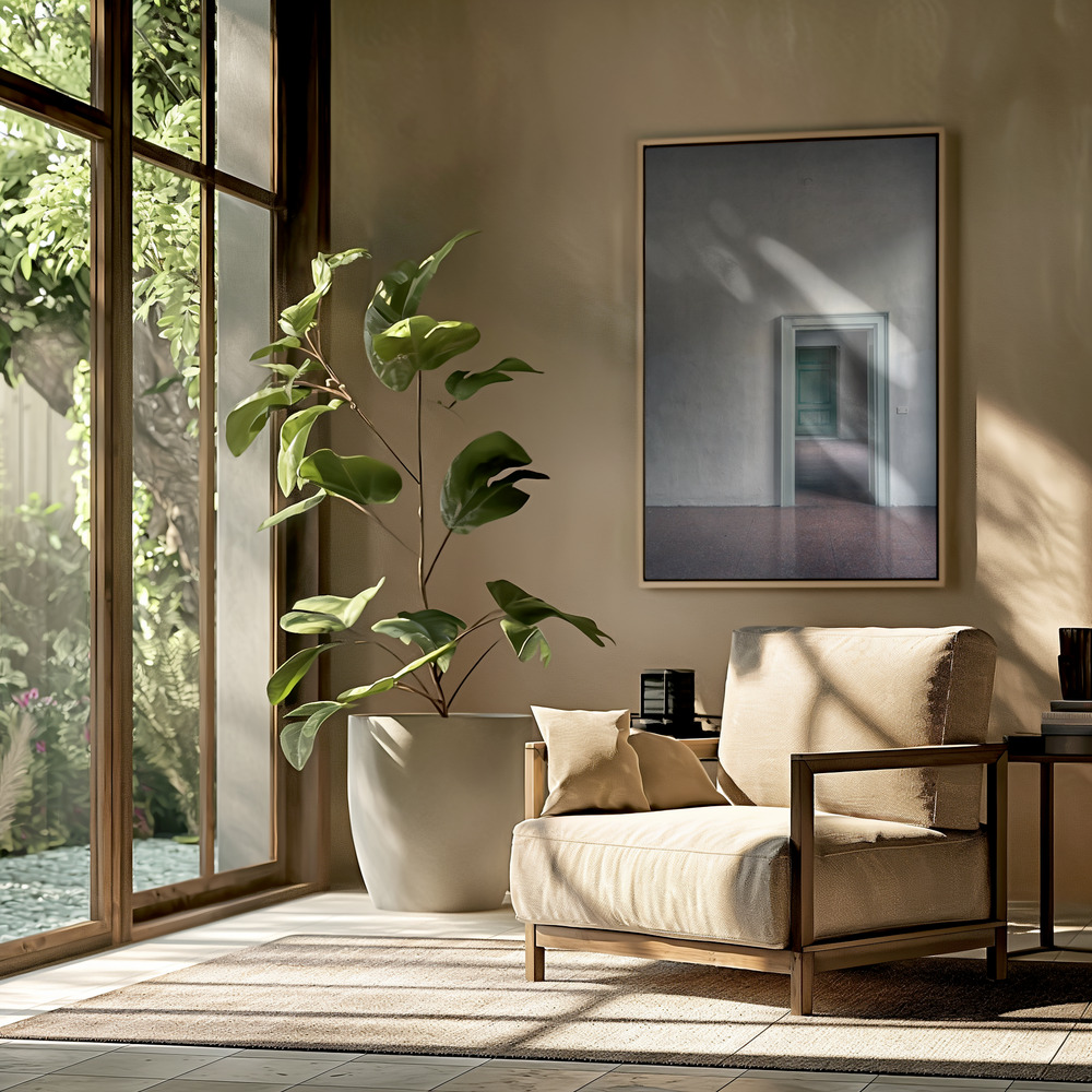 Canvas schilderi - The beauty of emptiness in de woonkamer