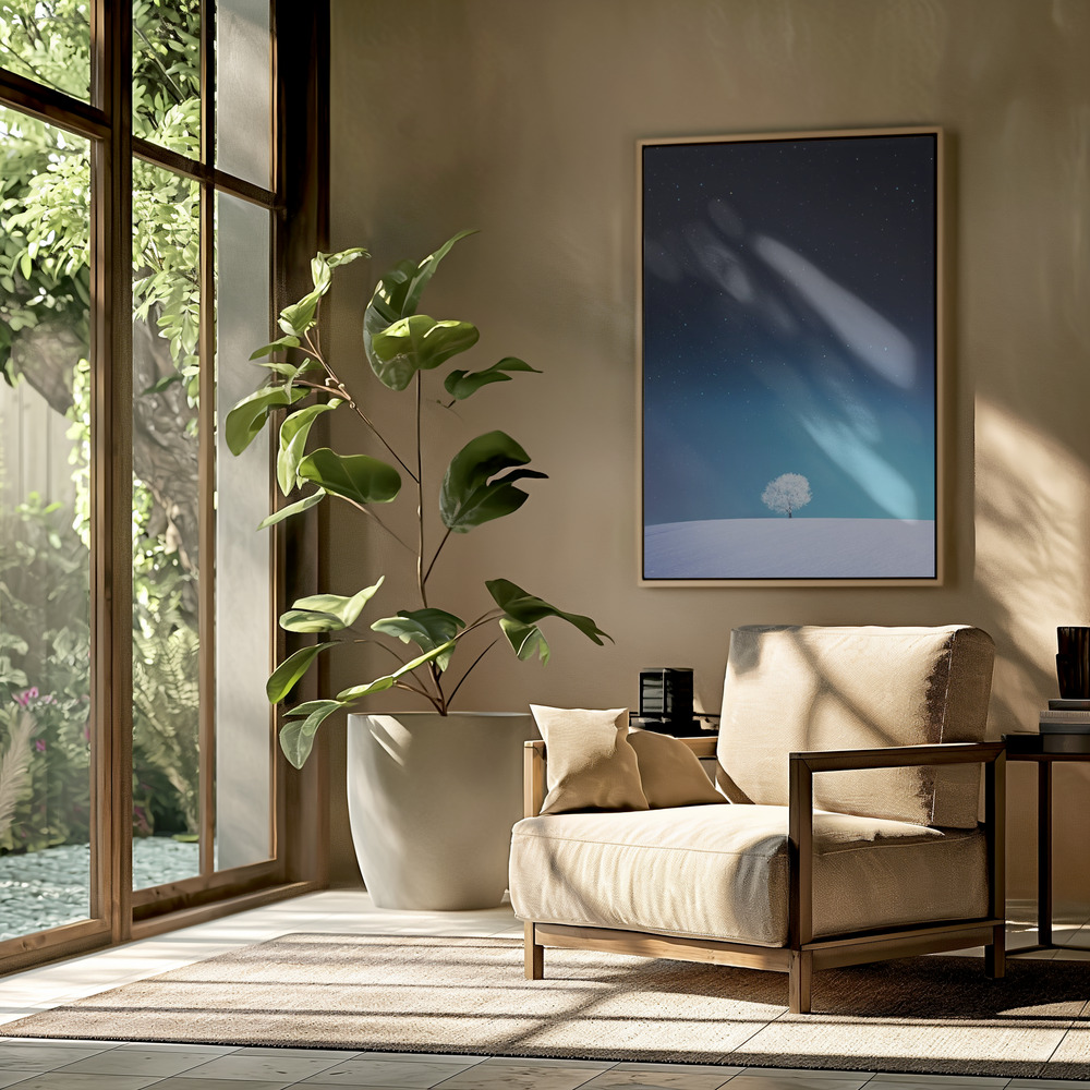 Canvas taulu - Apple olohuoneessa
