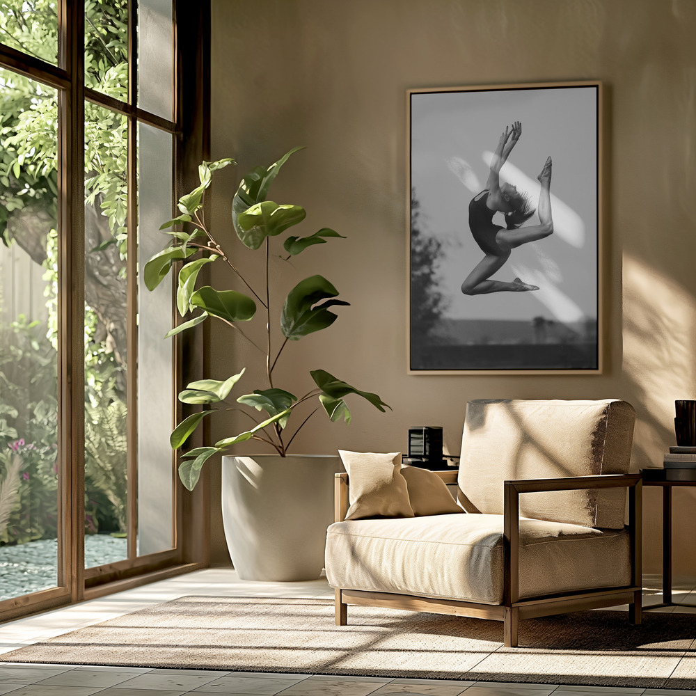 Canvas schilderi - Dance in de woonkamer