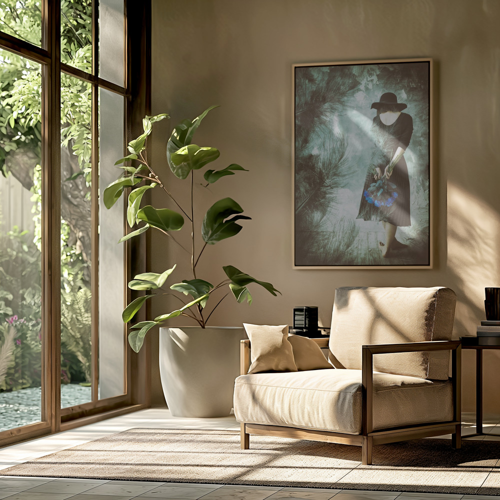 Canvas print - Feathers in the livingroom