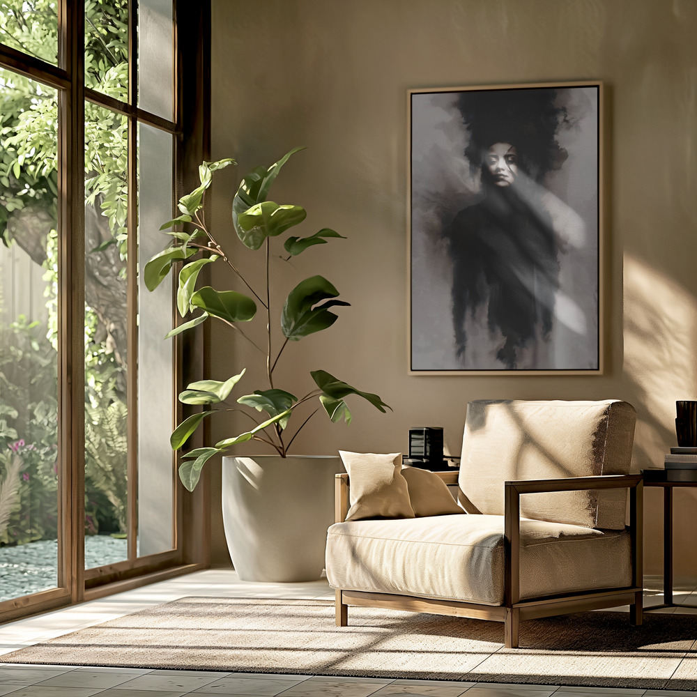 Canvas print - Shady in the livingroom