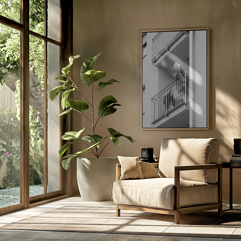Toile - Nika dans le salon
