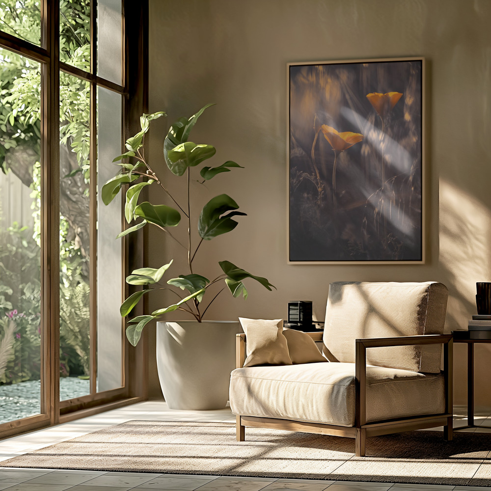 Canvas schilderi - From The Enchanted Secret Garden in de woonkamer