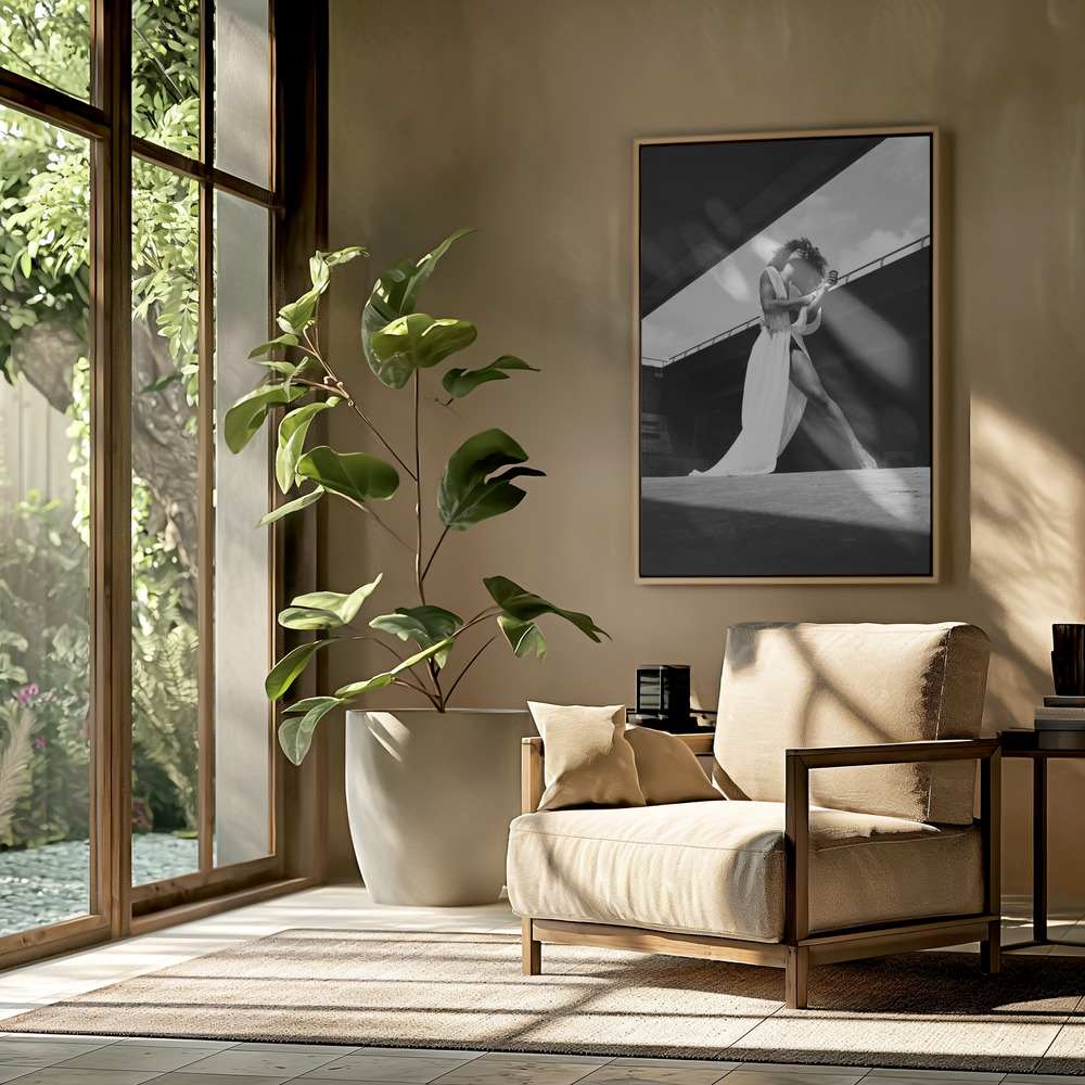 Canvas print - Venance in the livingroom