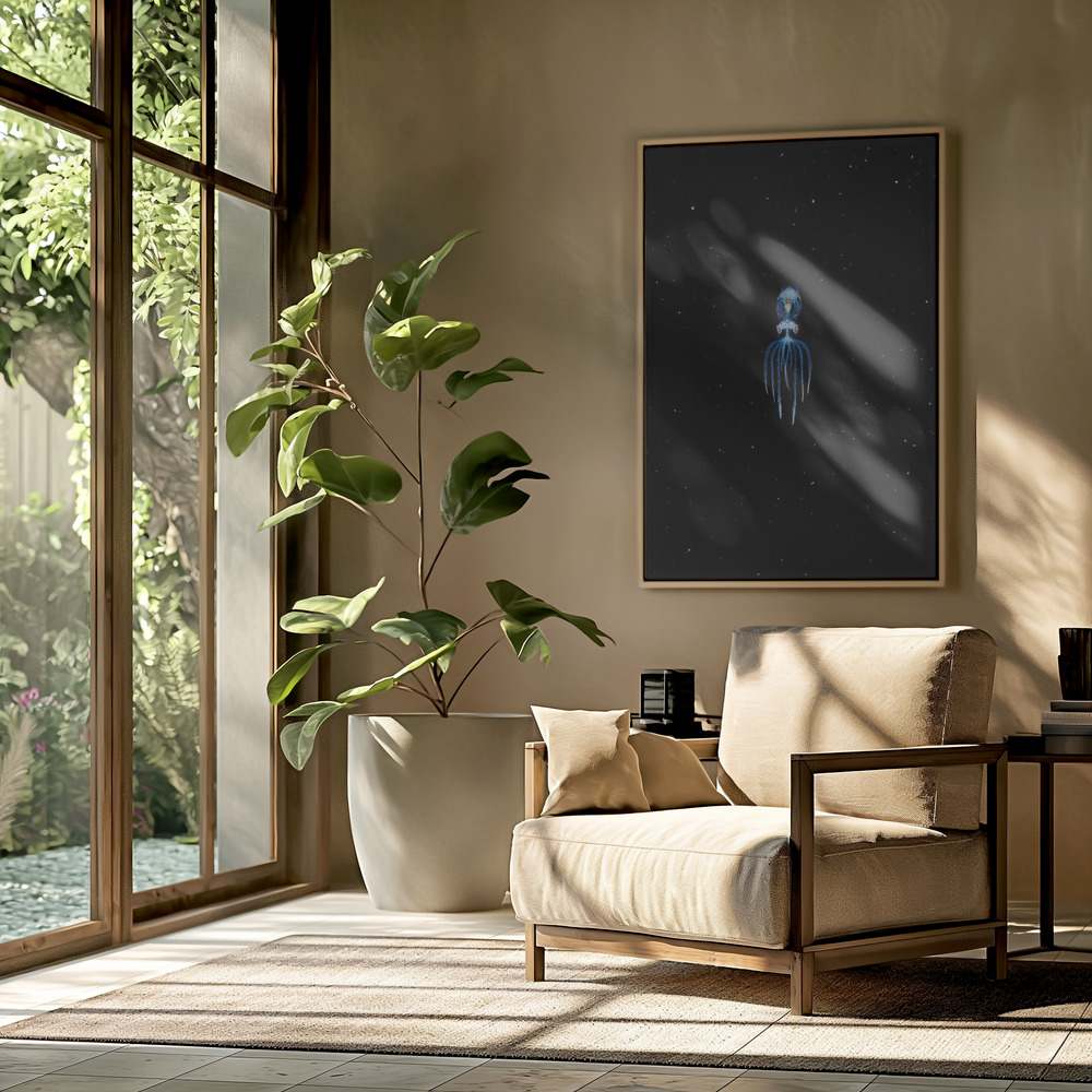 Canvas print - Mars Attack in the livingroom