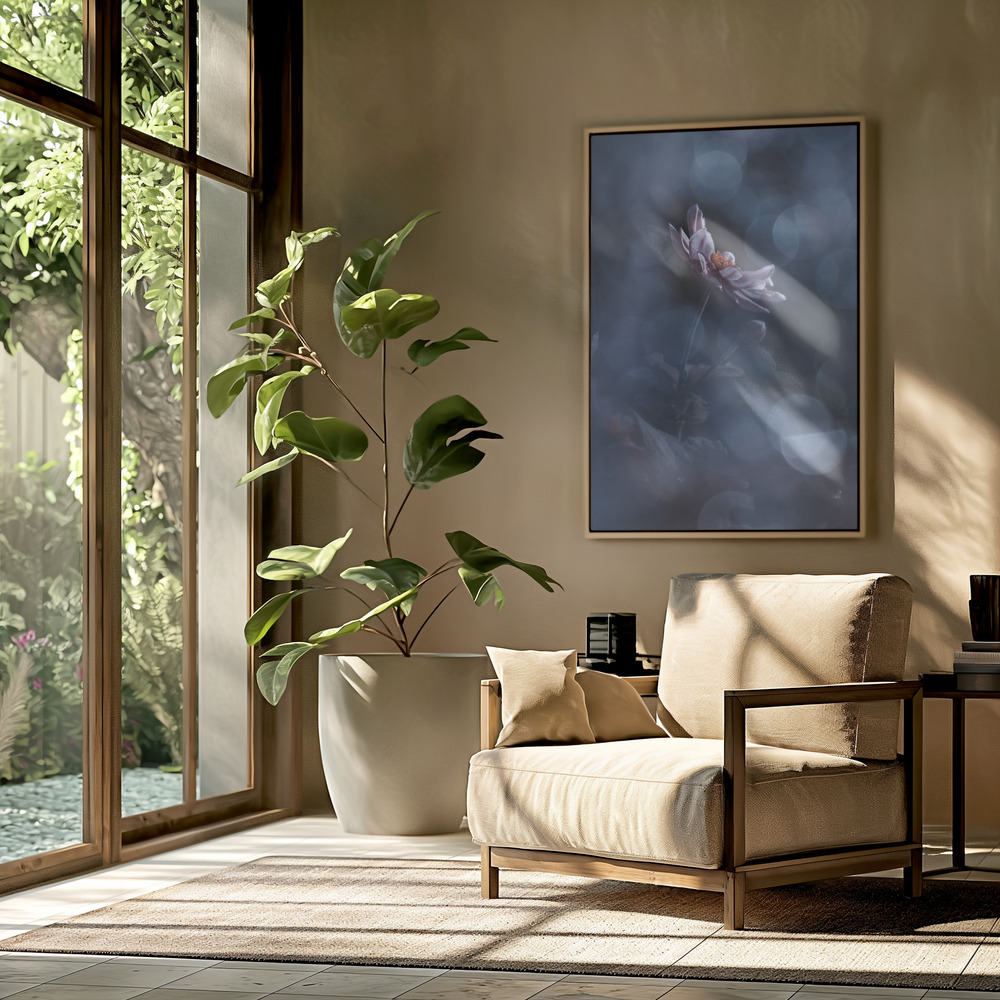 Canvas schilderi - Dancing in the dark in de woonkamer
