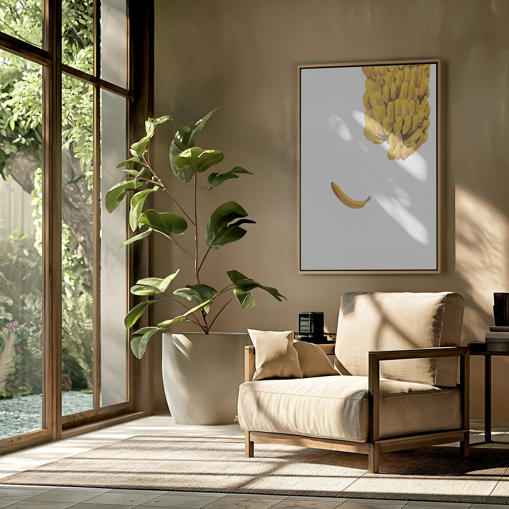 Canvas print - Bananas in the livingroom