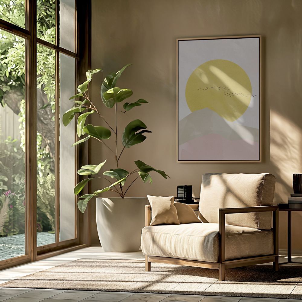 Canvas schilderi - Rocky Mountains in de woonkamer