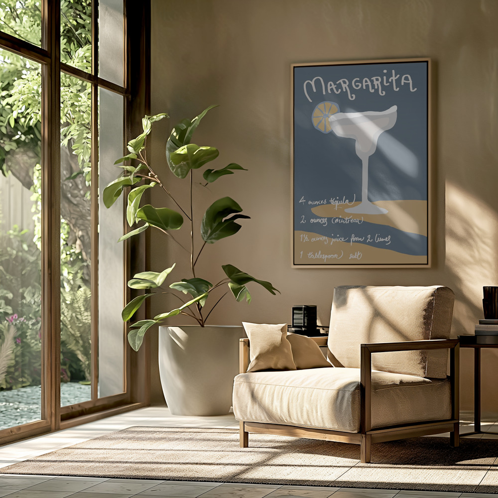Canvas print - Margarita in the livingroom