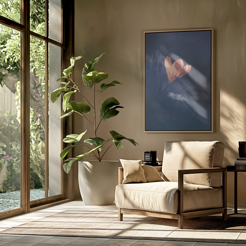 Canvas schilderi - Upanishad in de woonkamer