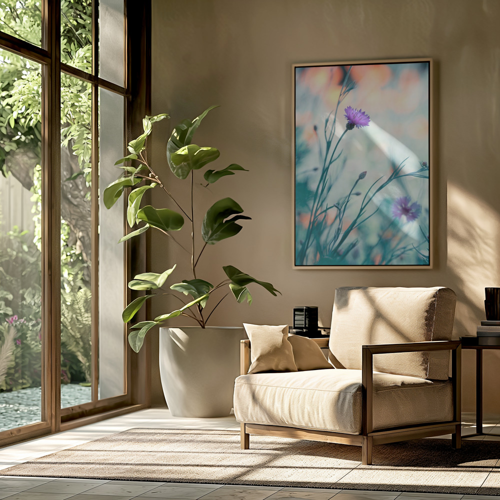 Toile - Colors game 2 dans le salon