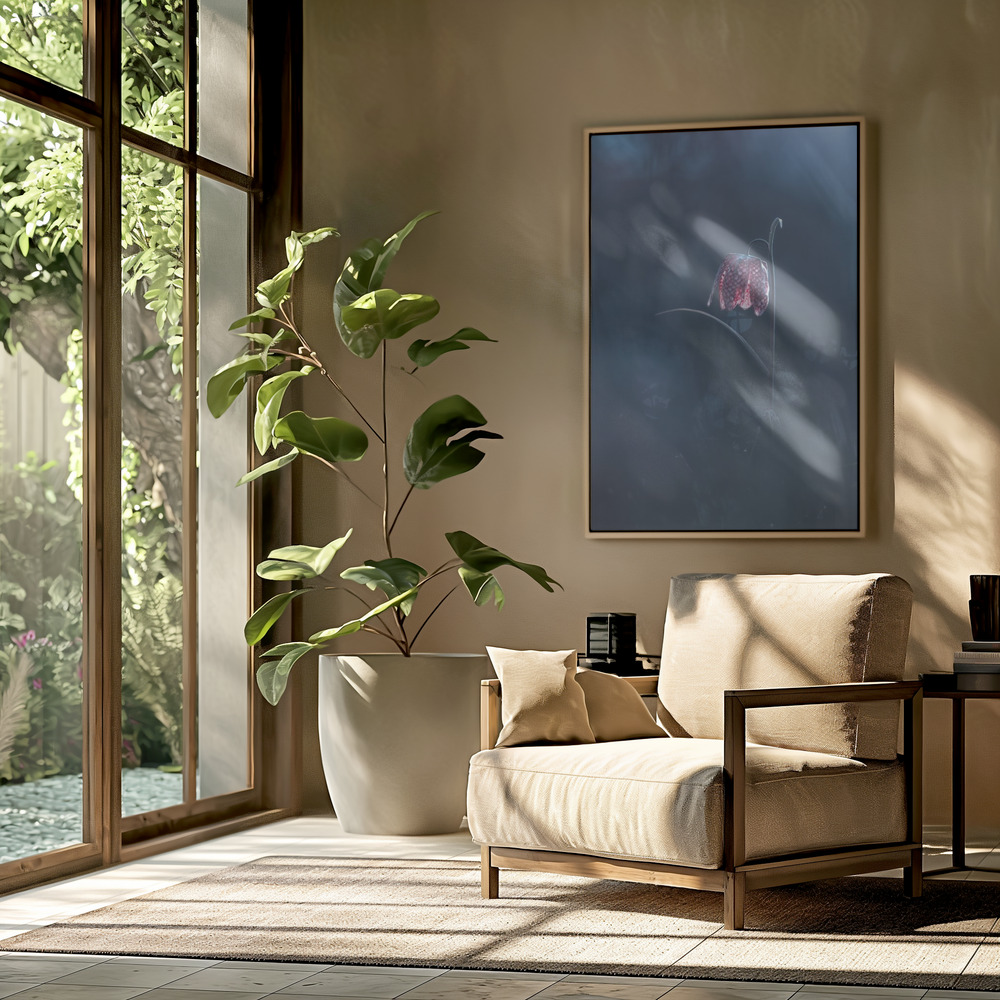 Canvas schilderi - Ephemeral Fantasy in de woonkamer