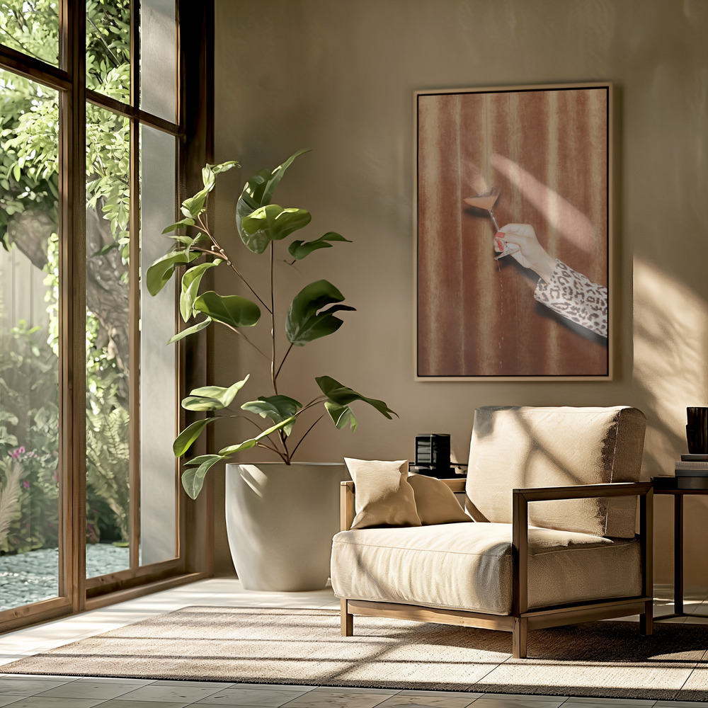 Toile - Here's To Now #01 dans le salon