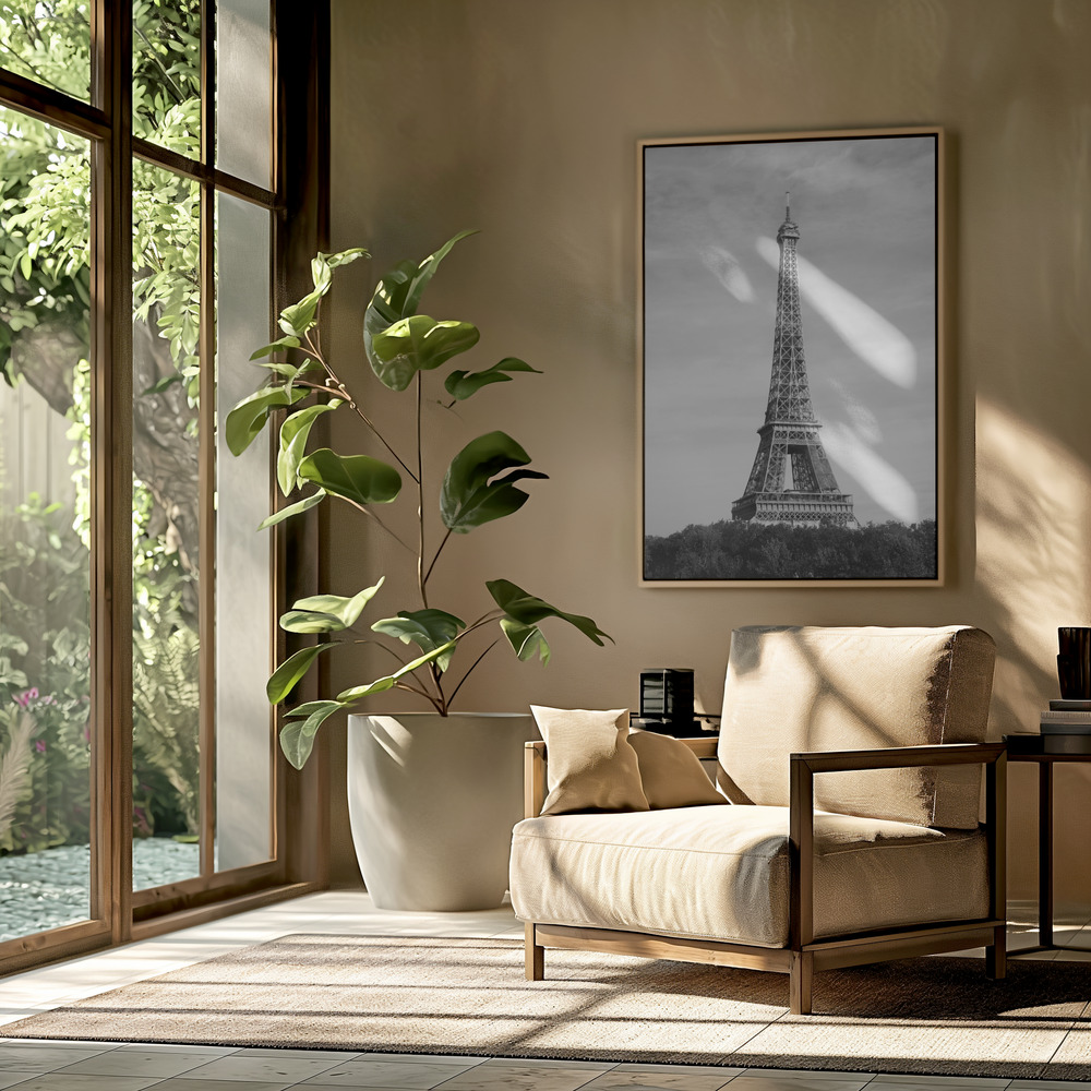 Canvas print - Tour Eiffel in the livingroom
