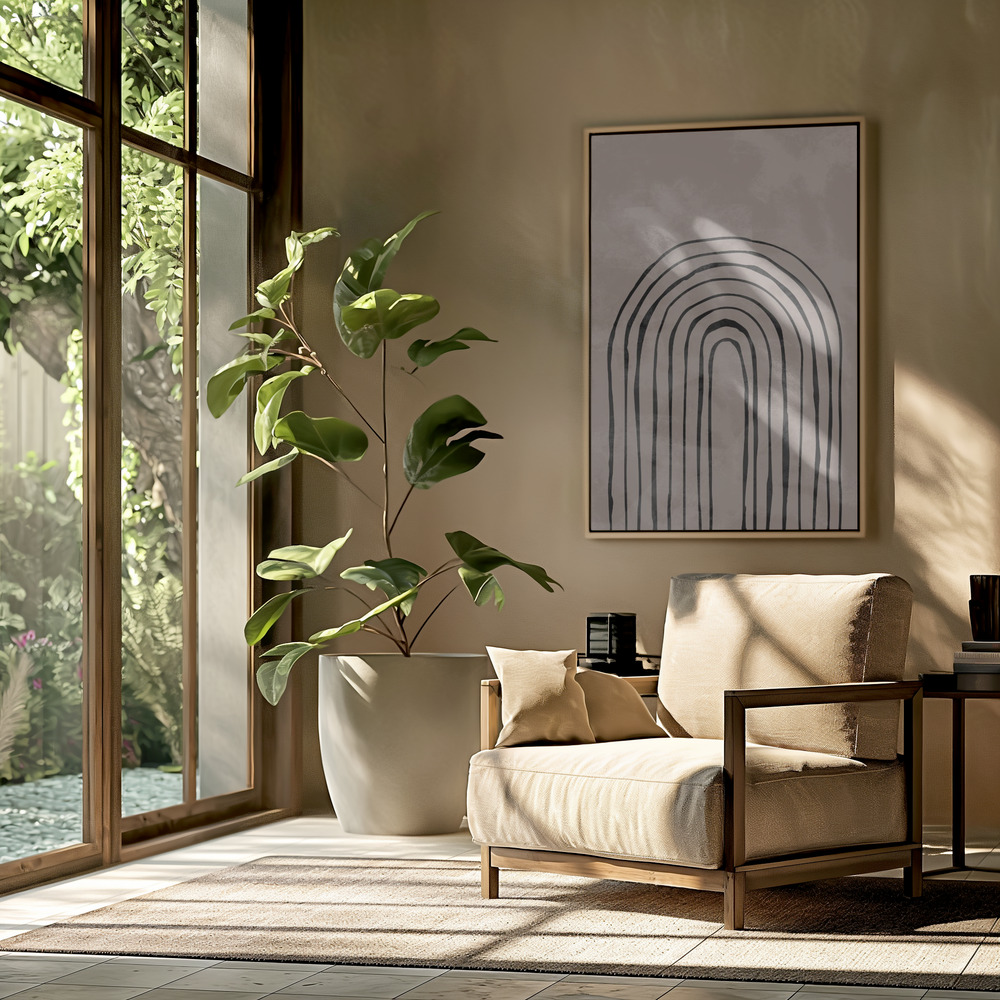 Canvas print - Arch one way in the livingroom