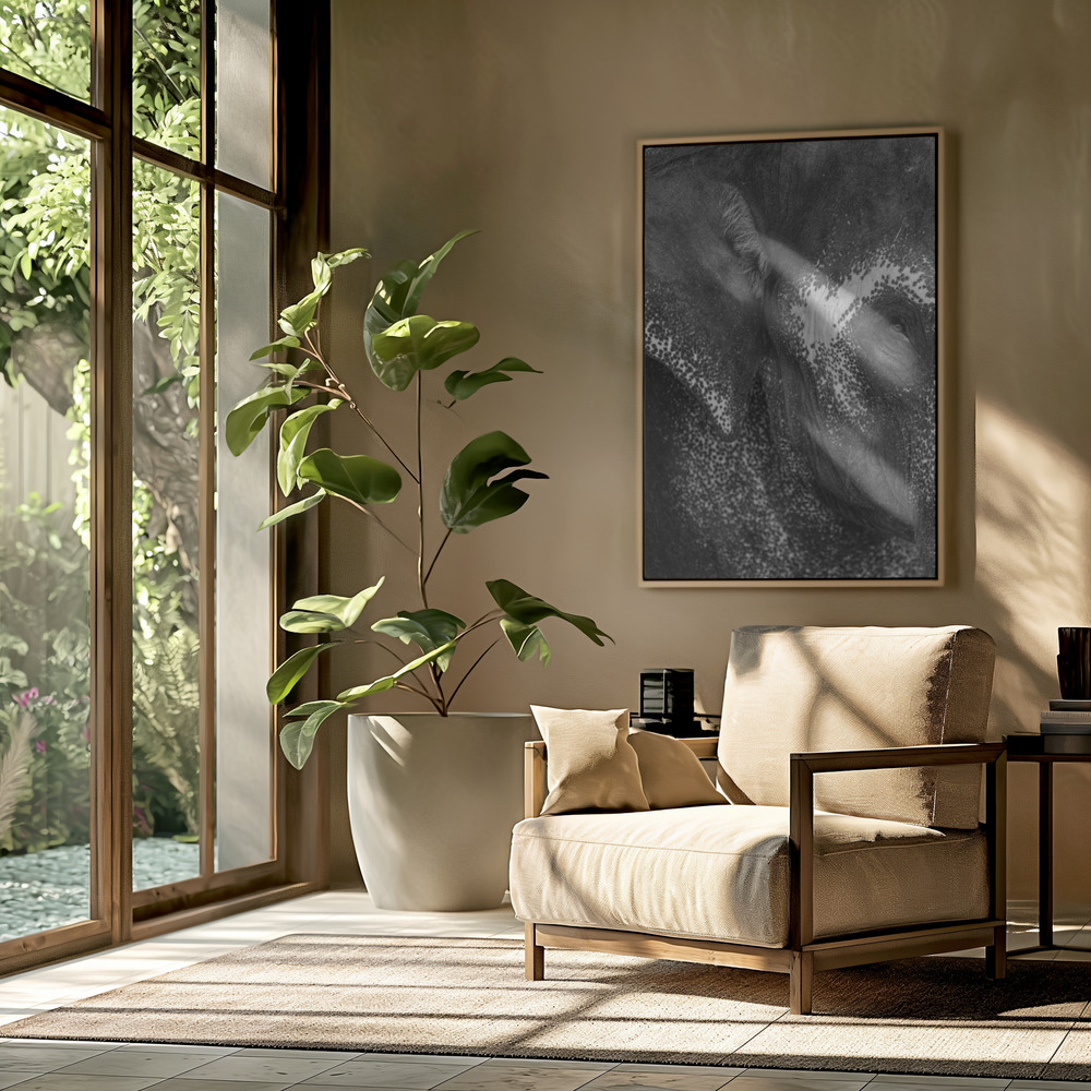 Canvas schilderi - Love in de woonkamer