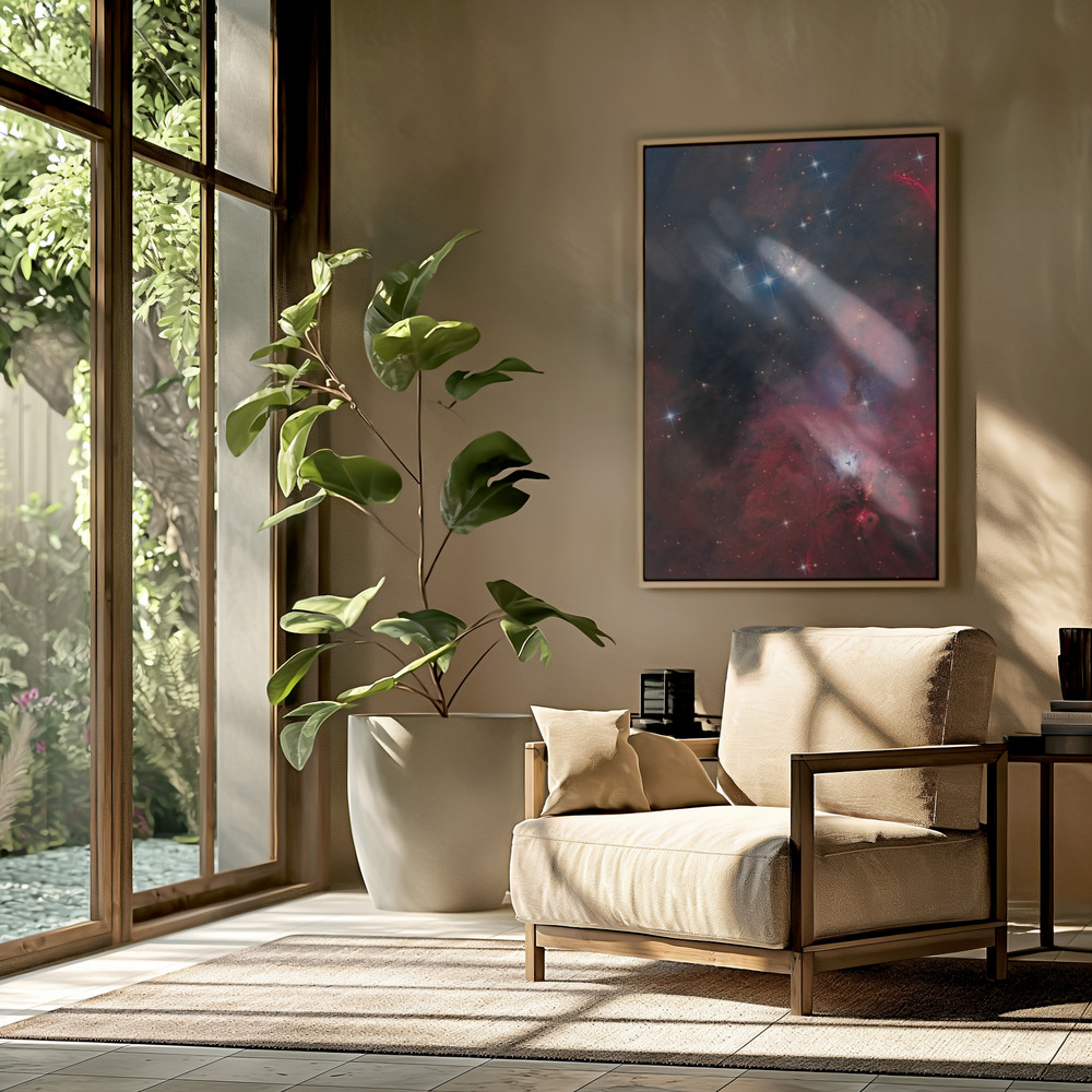 Canvas schilderi - NGC 1999 in de woonkamer
