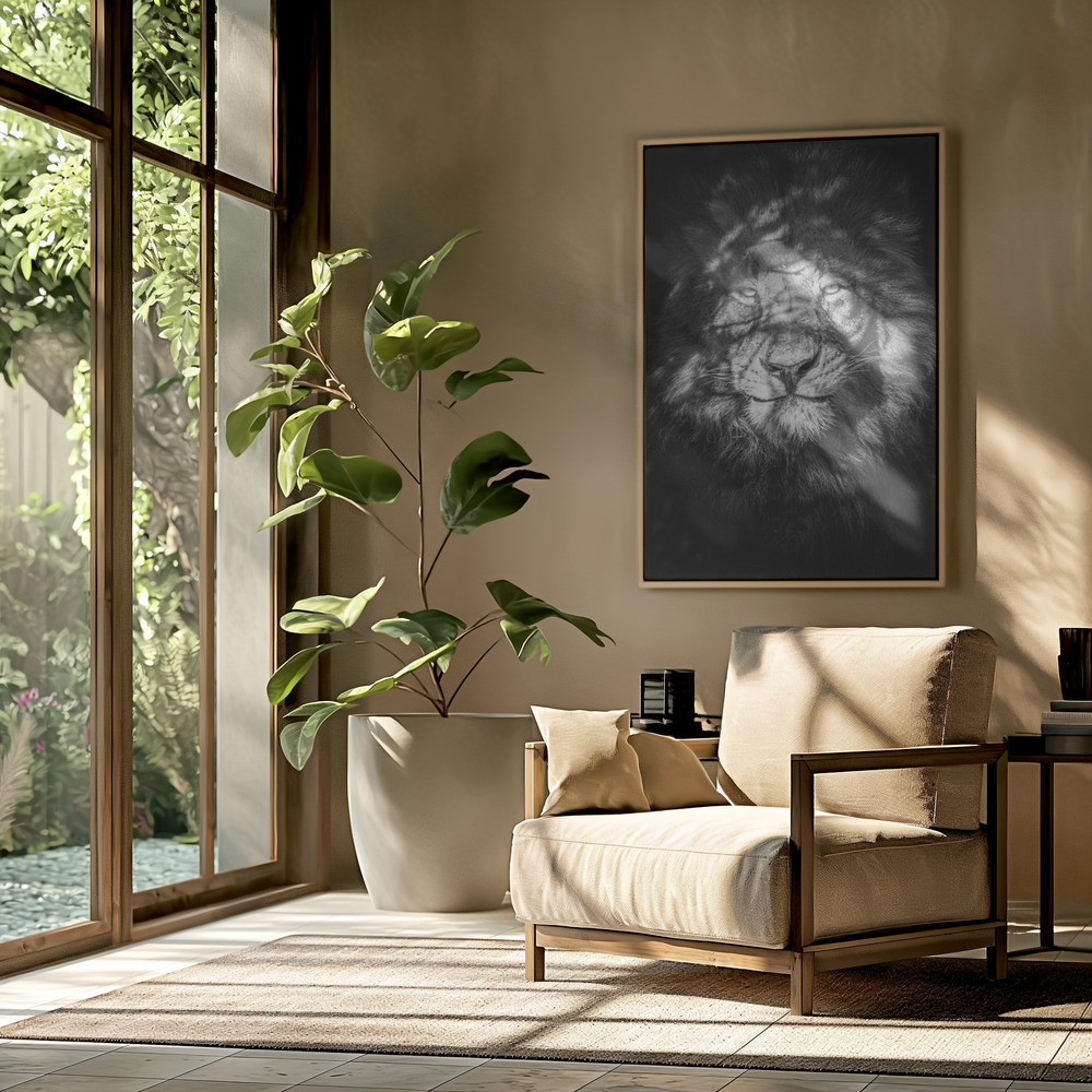 Canvas print - Being watched in the livingroom