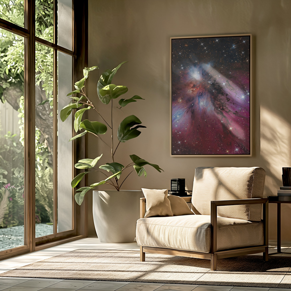 Canvas schilderi - The Angel Nebula in de woonkamer