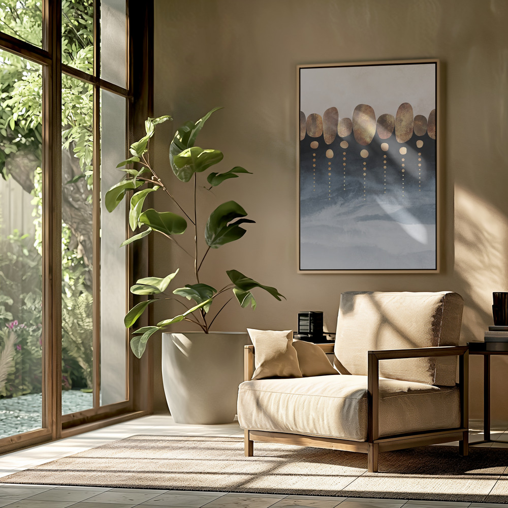 Toile - Natural Abstraction dans le salon