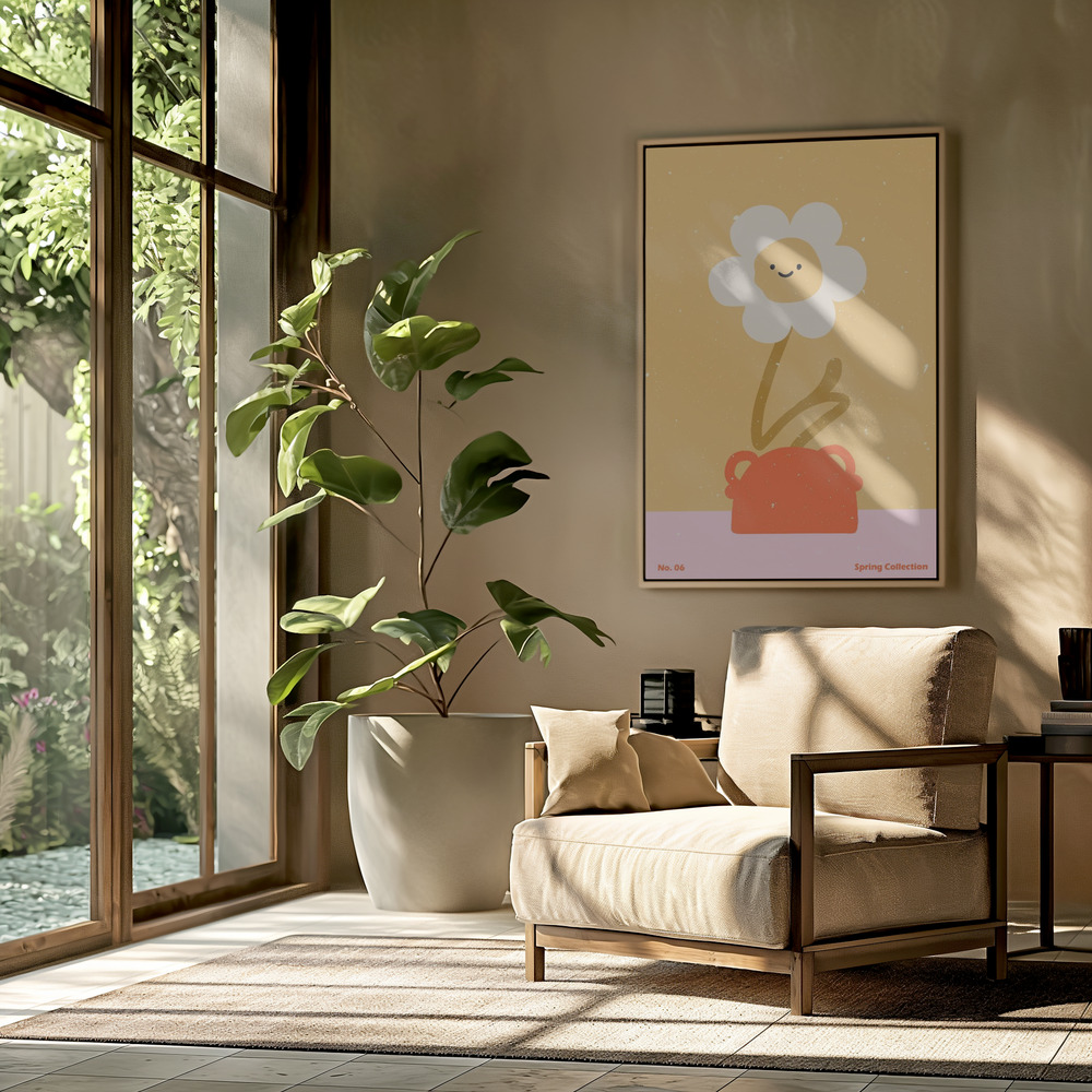 Toile - Spring Flower #06 dans le salon