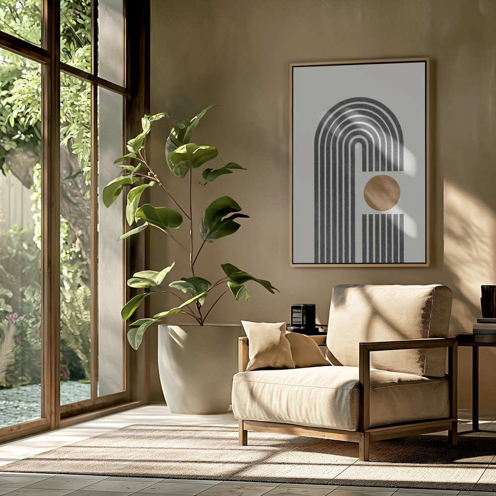 Lærred - Arch No4. i stuen