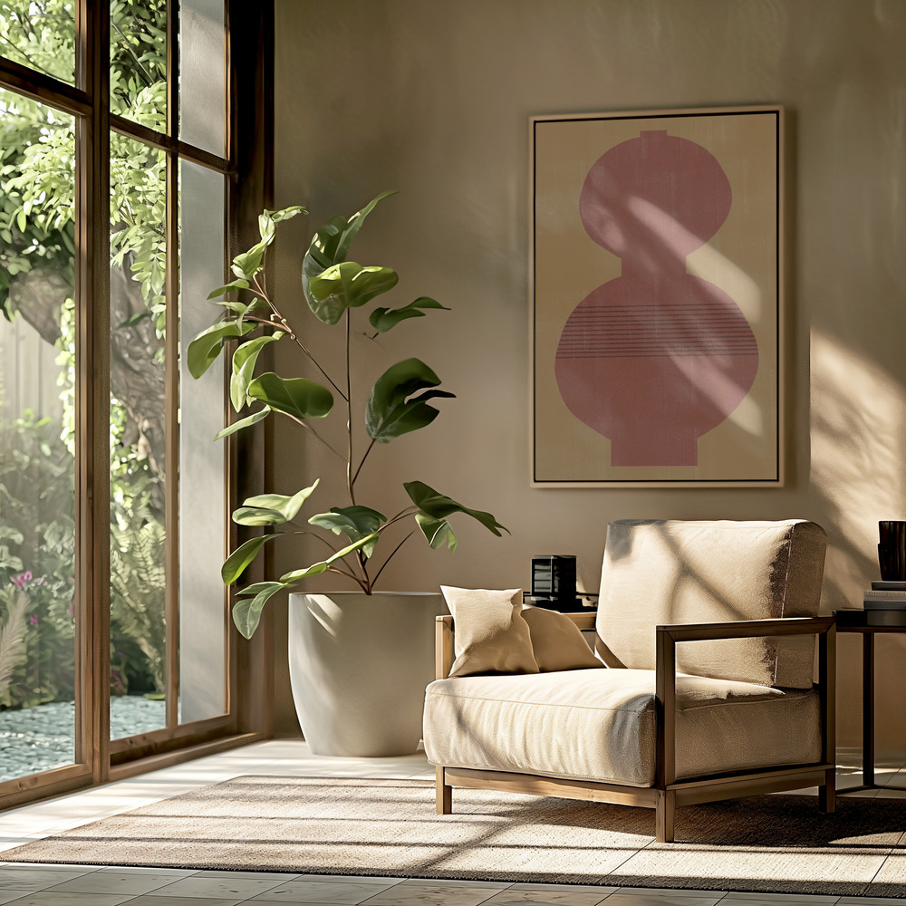 Toile - Vase No5 dans le salon