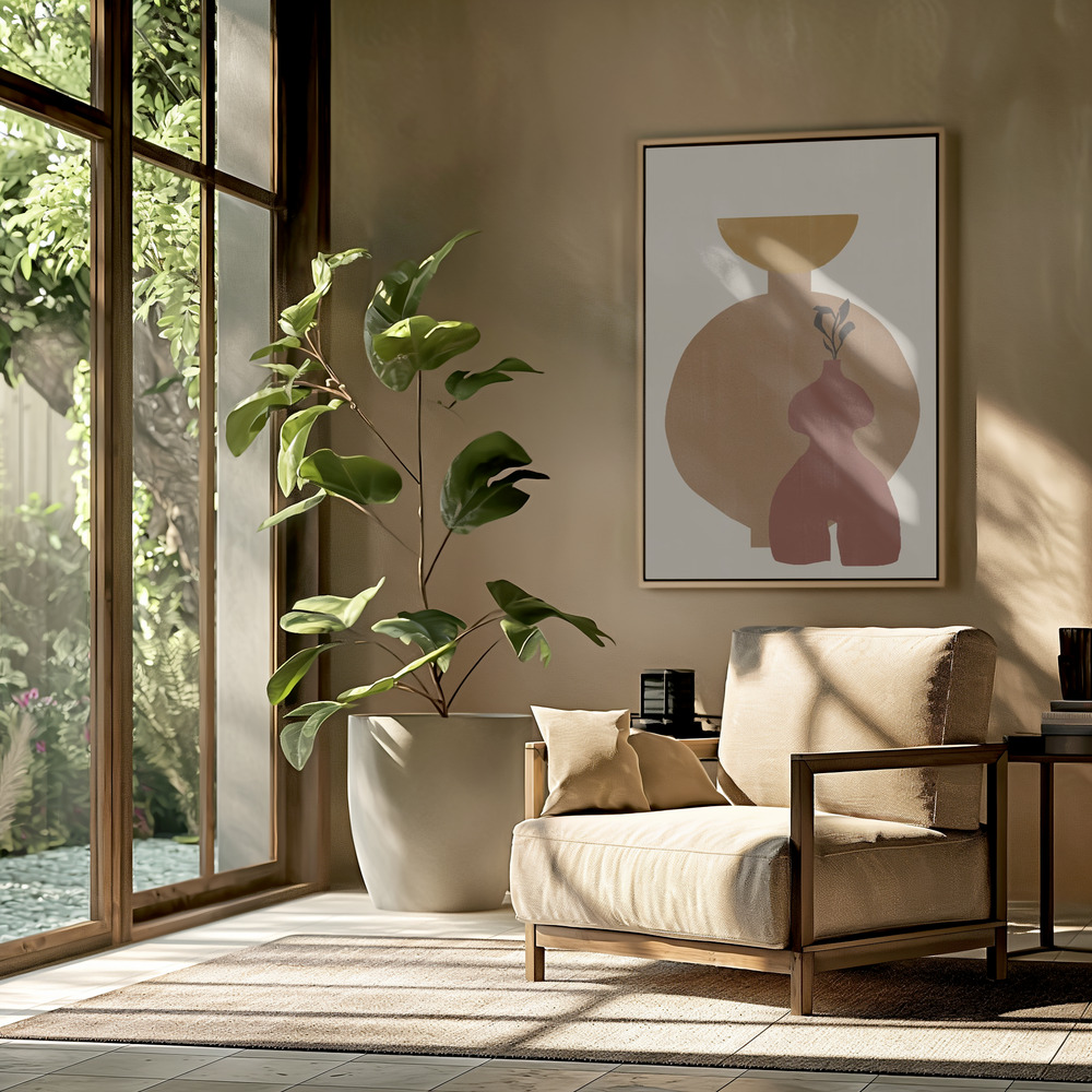 Toile - Vase No10. dans le salon