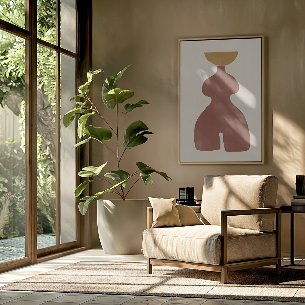 Canvastavla Vase No11. - Tavla in the livingroom