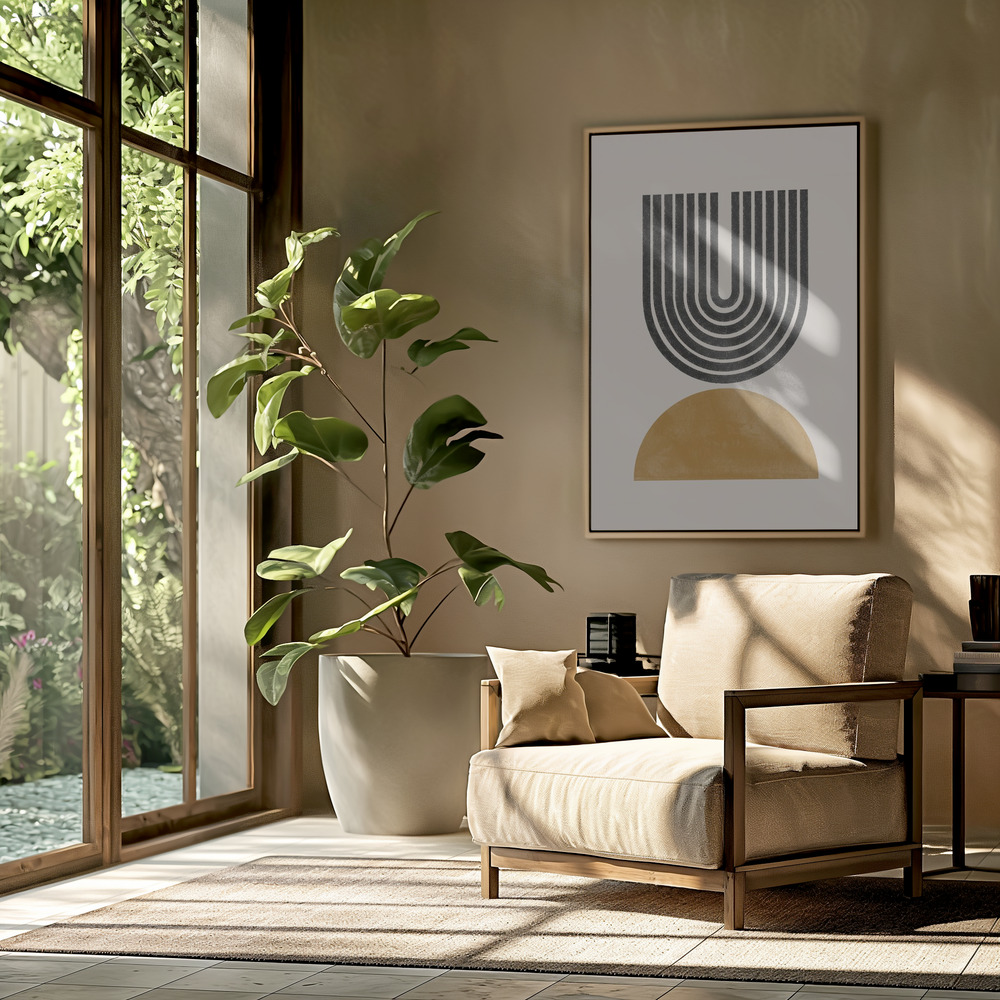Obraz na płótnie - Mid Century Modern No1. w salonie