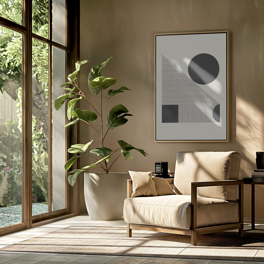 Toile - Composition IX dans le salon