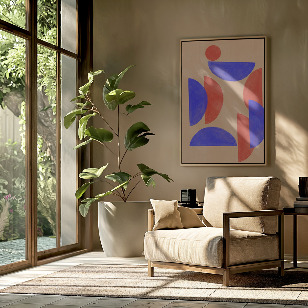 Canvas print - New Me in the livingroom