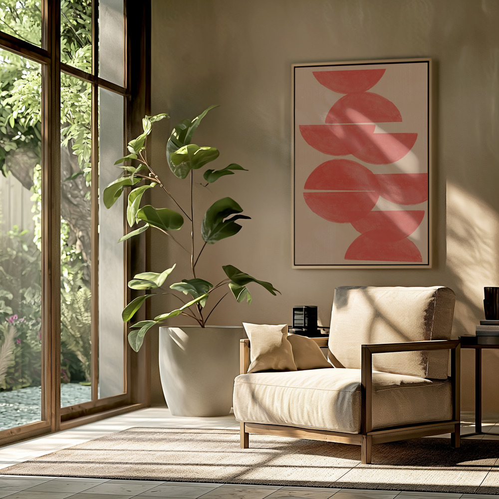 Canvas schilderi - The Future is Bright in de woonkamer