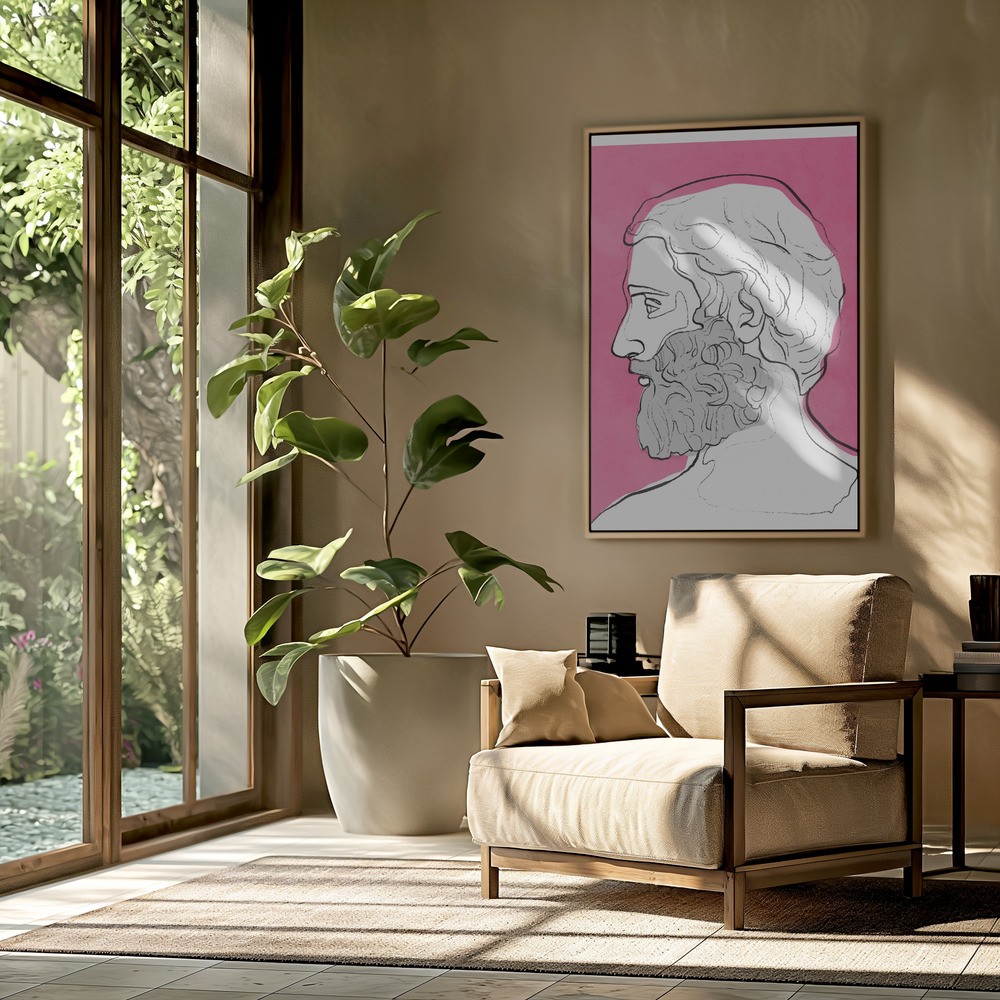 Canvas print - Aares in the livingroom