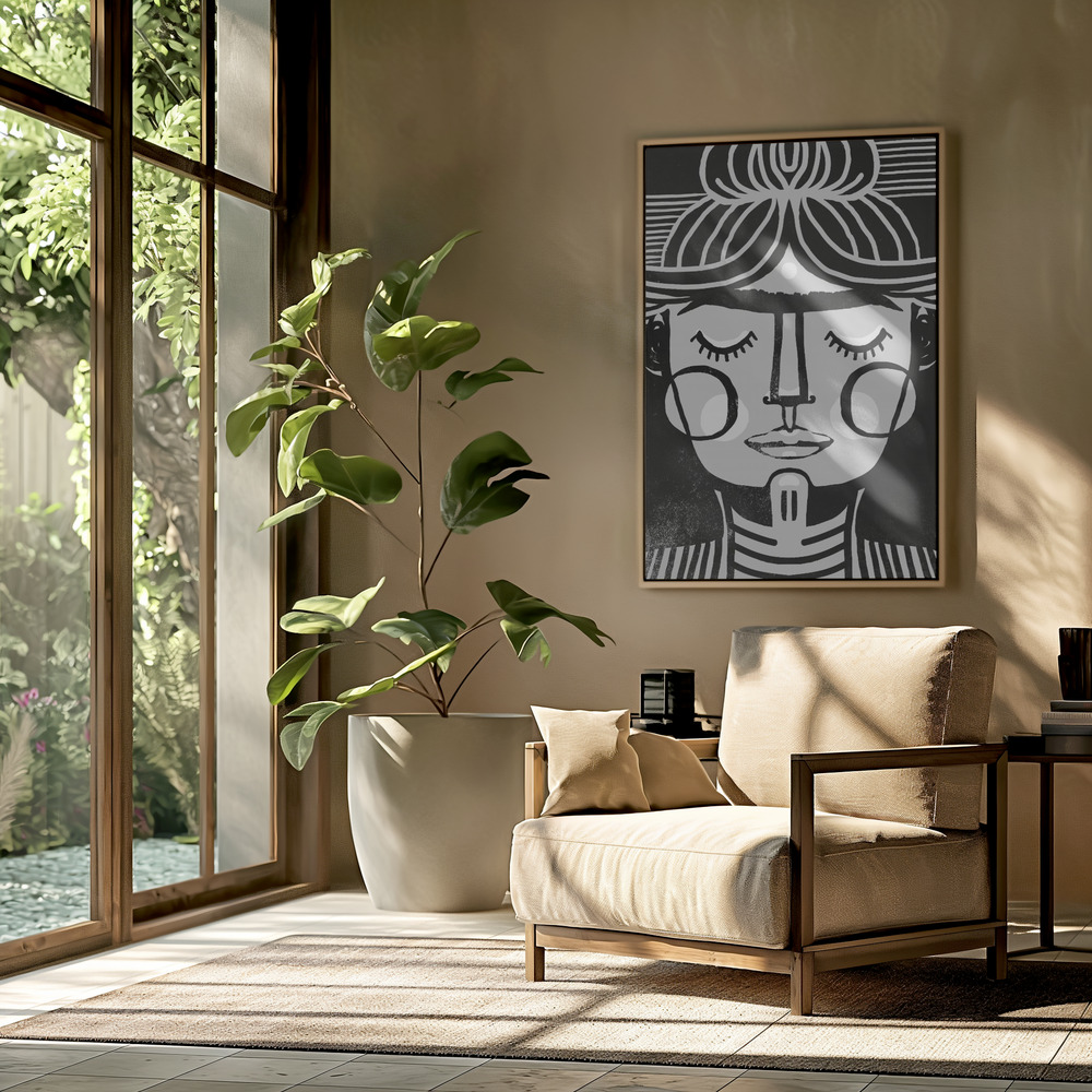 Toile - Dreaming Frida dans le salon